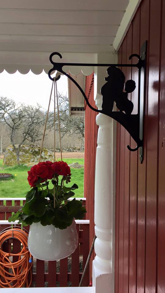 Ampelhållare /blomkrukehängare / Flower Stand / Pudel