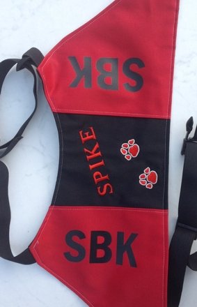 Tjänstetecken med valfri broderad text