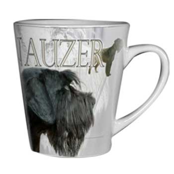 Mugg med Schnauzer motiv