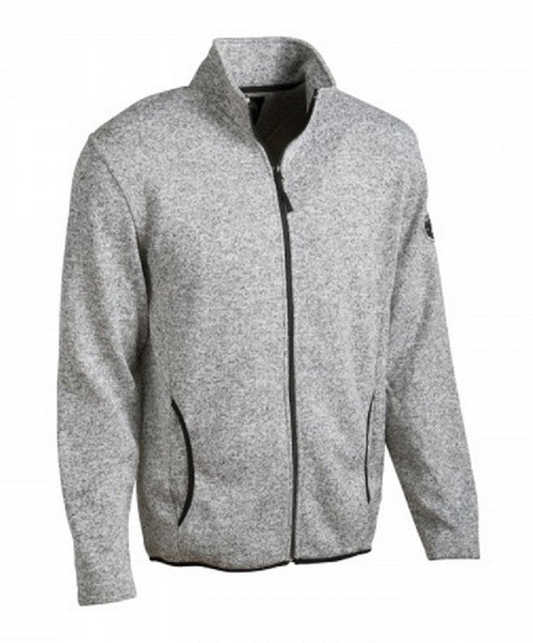 Stickad fleece Jacka Herr