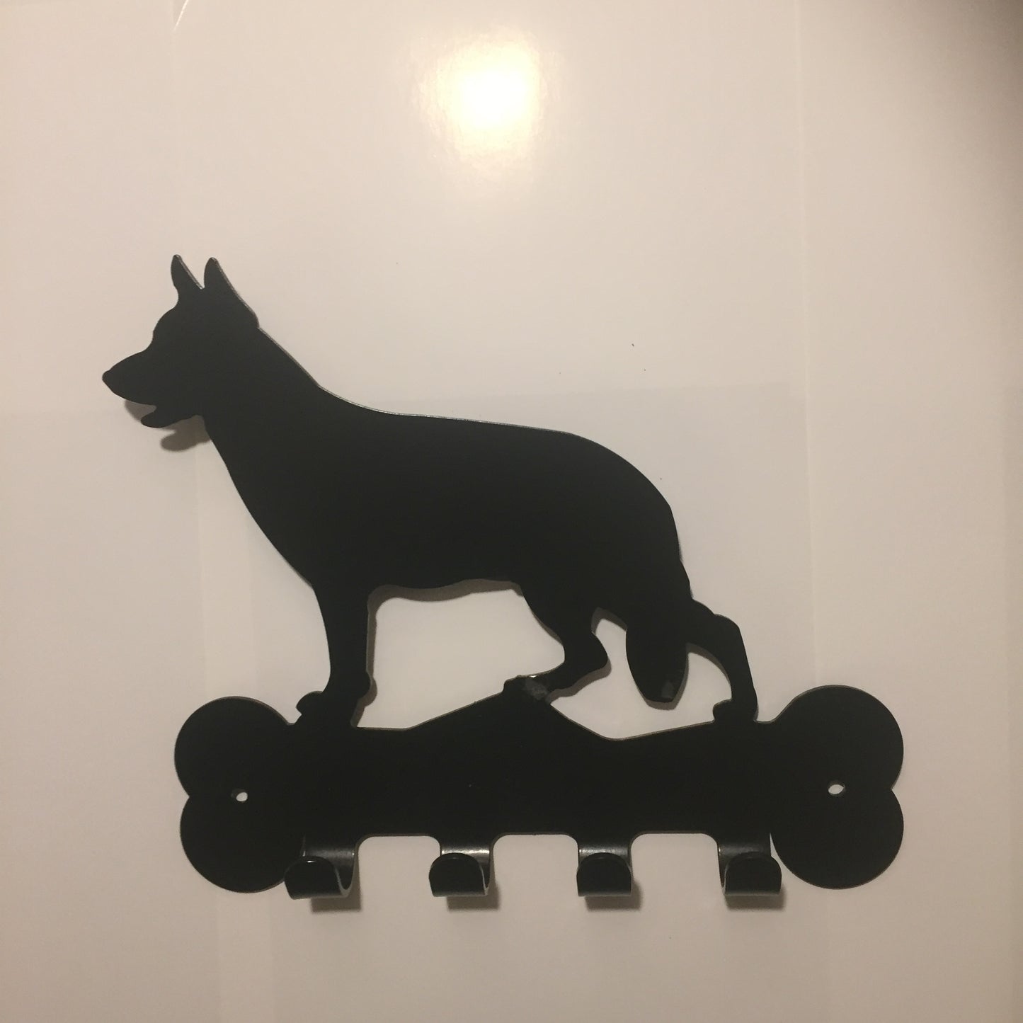 Klädkrok / Koppelkrok med motiv hund - hästmotiv