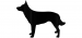 2-st  Rödvinsglas med blästrade hund motiv