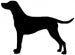 2-st  Rödvinsglas med blästrade hund motiv