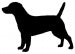 2-st  Rödvinsglas med blästrade hund motiv