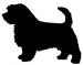 2-st  Rödvinsglas med blästrade hund motiv