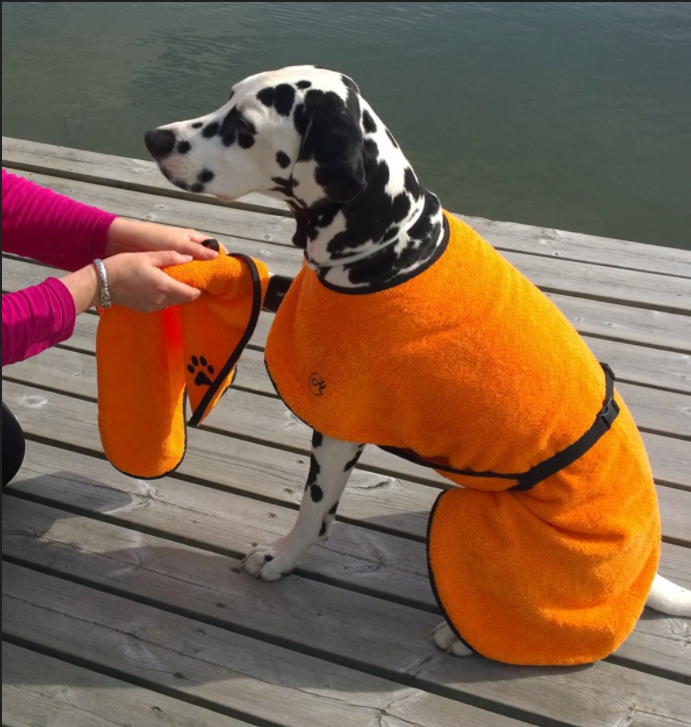 Frottétäcke för hund