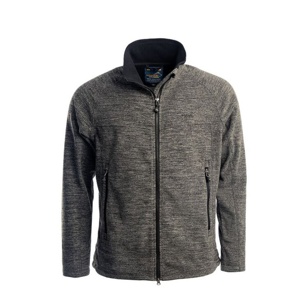 Hiker fleece jacka herr gråmelerad