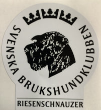Load image into Gallery viewer, Bildekal SBK RIESENSCHNAUZER