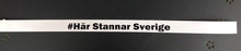 Load image into Gallery viewer, Dekal för EU nummerskylt #Här Stannar Sverige!