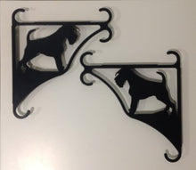 Load image into Gallery viewer, Hyllkonsoll med hundmotiv. Levereras parvis