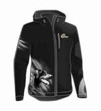 Load image into Gallery viewer, Svart Dobermann Jacka XS med fototryck