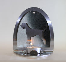 Load image into Gallery viewer, Riesenschnauzer Värmeljushållare i metall