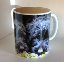 Indlæs billede til gallerivisning Porslinsmuggar med motiv Hundmotiv