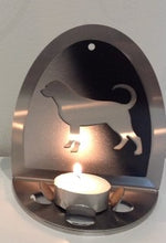 Load image into Gallery viewer, Rottweiler Värmeljushållare i metall